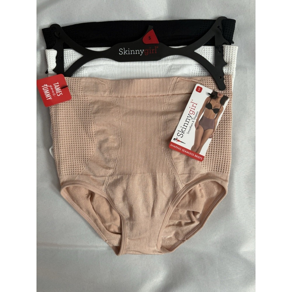 NEW Skinnygirl Shaping Seamless Briefs Women's Size Small 3 pair Style SG7703